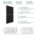 Pannello solare monocristallino da 24 V 36V Modulo solare 300W